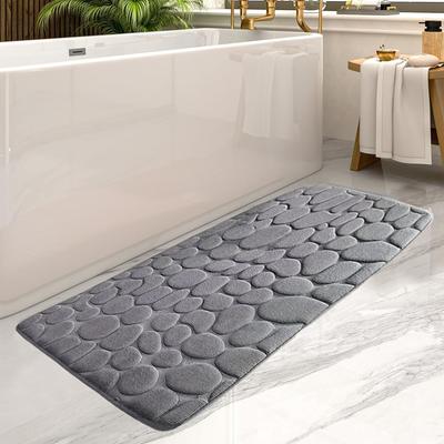 Große Badezimmer-Bodenmatte, wasserabsorbierende Badematte, Türmatte, rutschfeste Badezimmermatte, Heimdekoration