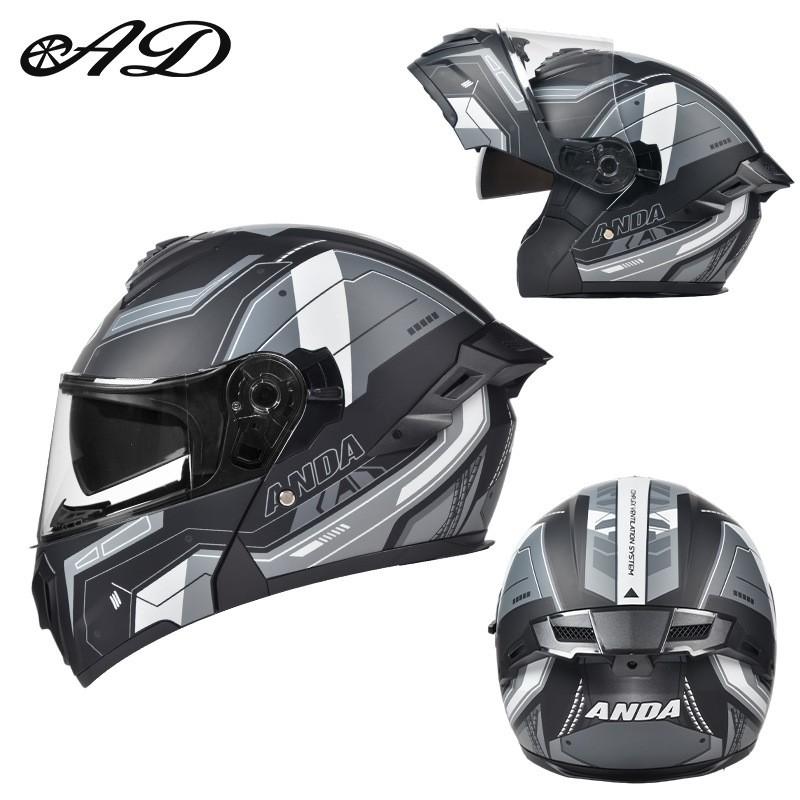 3C Certified Modular Motorcycle Helmet Men Women All Season Full Face Motorbike Winter Use