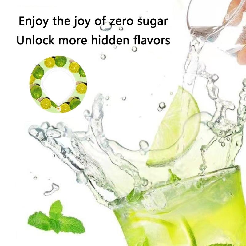 7pcs 0 Sugar Calories Aromas Pods Fruit Flavour Rings Pods For Water Bottles Practical Fragrances Air Flavor Pods