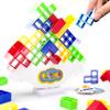 Bausteine Ziegel Spielzeug Puzzle Block Balance Stapeln Tetris Turm Tischspiel für Party Familie Geschenk für Erwachsene & Kinder