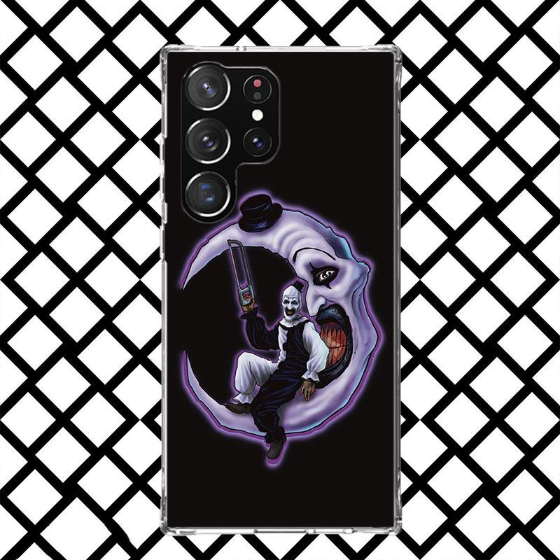 Horror Movie Terrifier Phone Case for Samsung Galaxy S26 S25 Edge S24 S23 Ultra S22 Plus S21 FE S20 + Soft Cover Print Fundas Ga