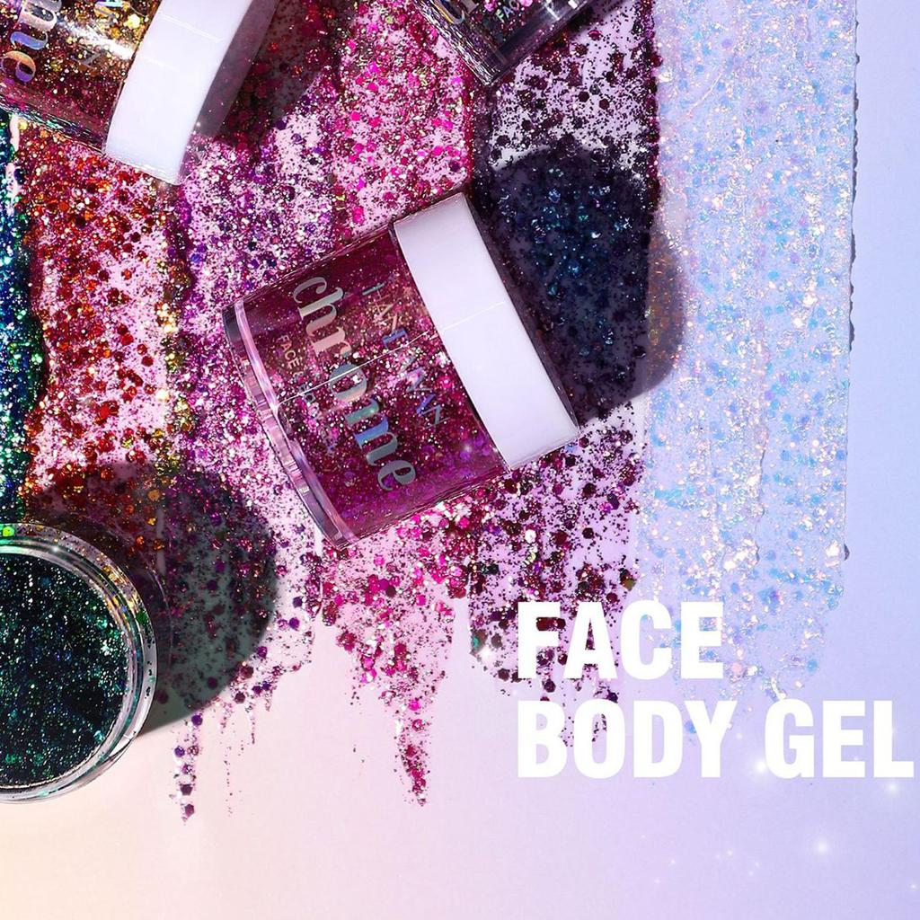 Gel Eyeshadow Color Changing Gel Glitter Eyeshadow Face Body Patch Glitter Stage Makeup Multifunctional Glitter Gel
