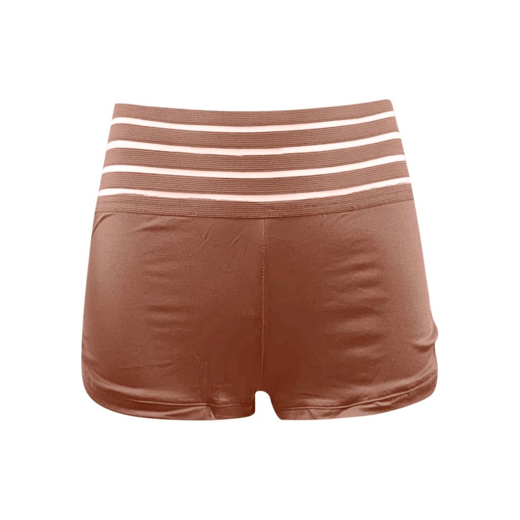 Fashion Women's Summer Hip Lift Beach Sports Leggings Shorts With Pockets