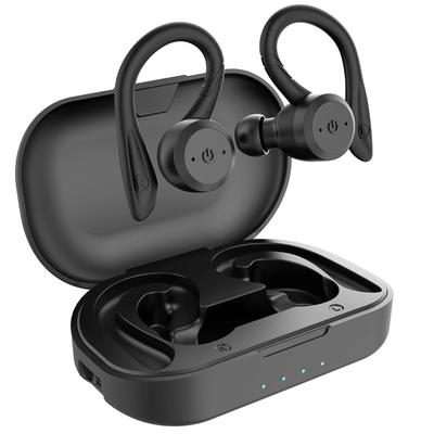 20 Heures d'Autonomie Étanche à l'Eau Écouteur Bluetooth Style Double Port Écouteur Sans Fil Sportif Écouteurs TWS IPX7 Stéréo