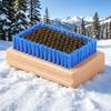 Horsehair Ski Waxing Brush Wooden Handle Brush Snowboard Tool Snowboard Brush  Winter Sports