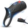 Vibrator Penis Sleeve Cock Ring Extender for Penis Testicles G Spot Stimulation Couples Adult Sex Toys for Men Women