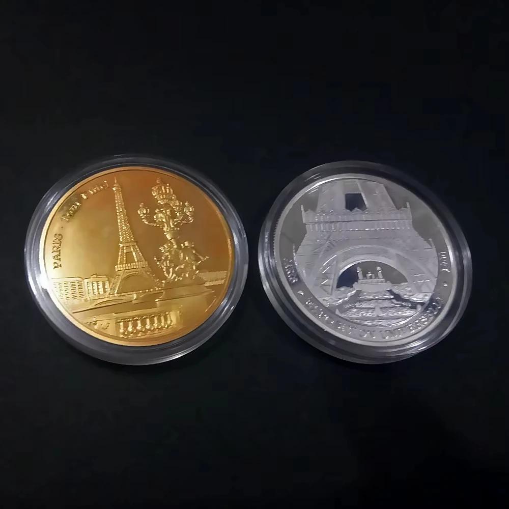 Paris Eiffel Tower Coin Collection Travel Collection Commemorative Coins Commemorative Coins Non-currency