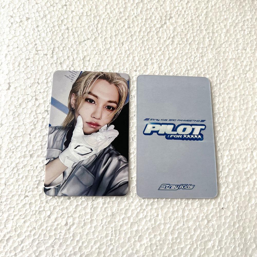 8Pcs Stray Kids Lomo Card Skzoo Combination Peripheral Small Card Same Random Card Fm Full Card Felix Peripheral Postcard