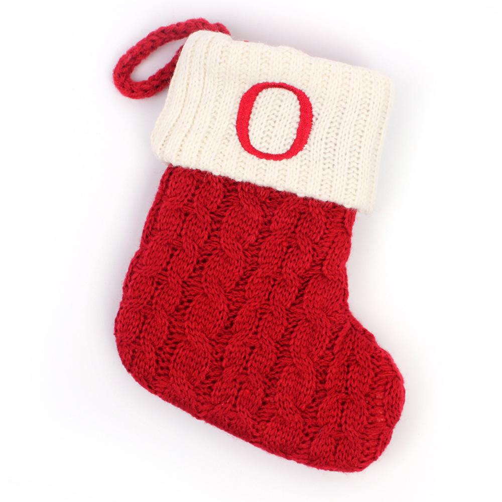 High Quality Exquisite Christmas Socks Candy Bags Letters Christmas Tree Ornaments Decorations Party Supplies