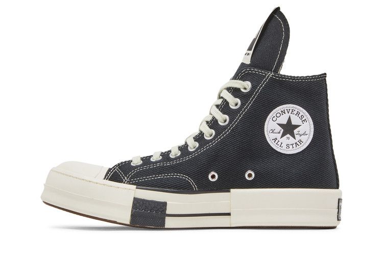 Men's Sneakers Converse DRKSTAR Hi Rick Owens DRKSHDW Black Egret Black/White/Egret