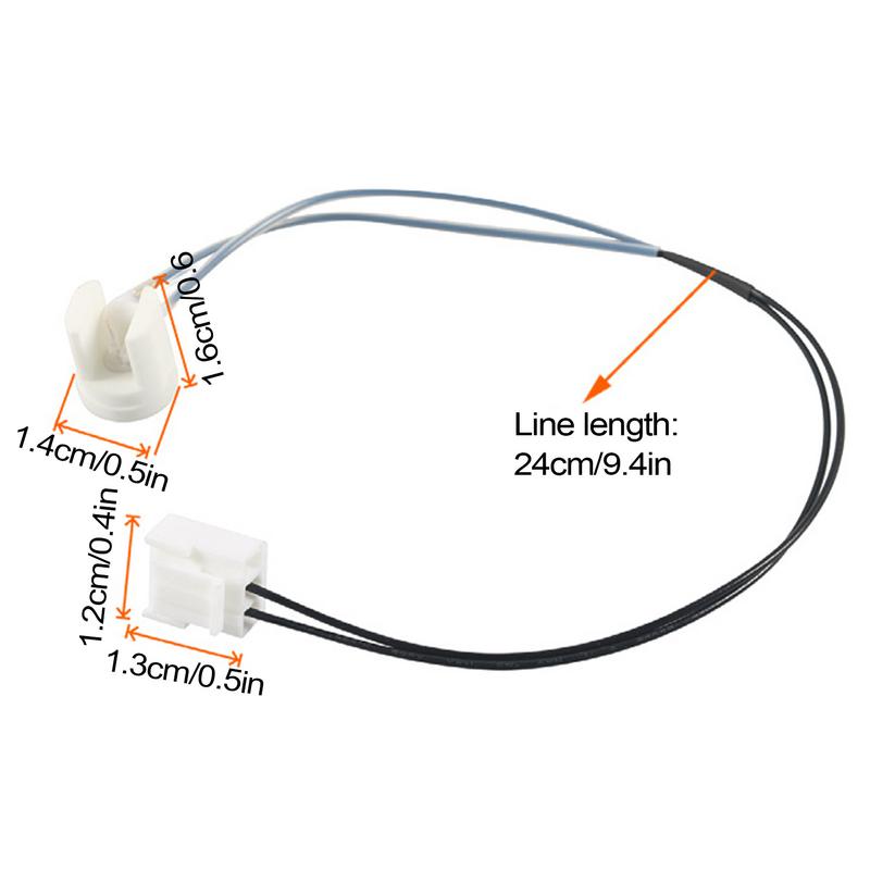 Heat Sensor Accurate Parking Square Connection Temperature Sensor Auto Temperature Sensor Accessories Probe Connector