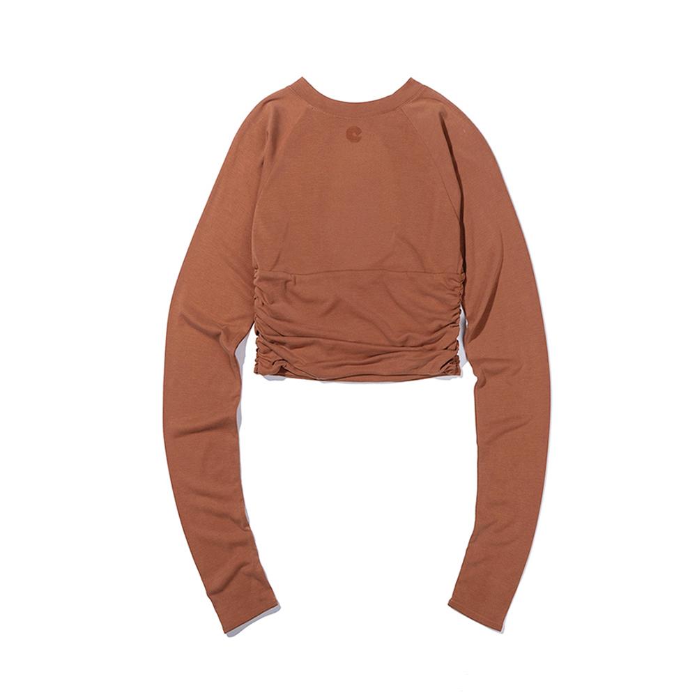 Extraordinary Shirring Longsleeve Orange S/Free