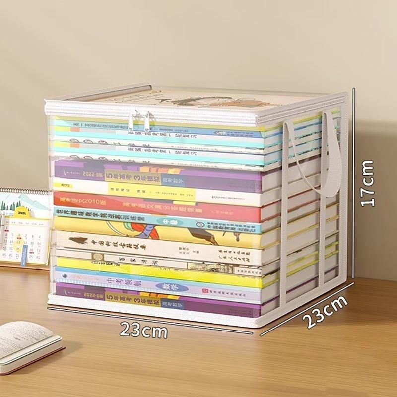 Large Square Storage Box Black White