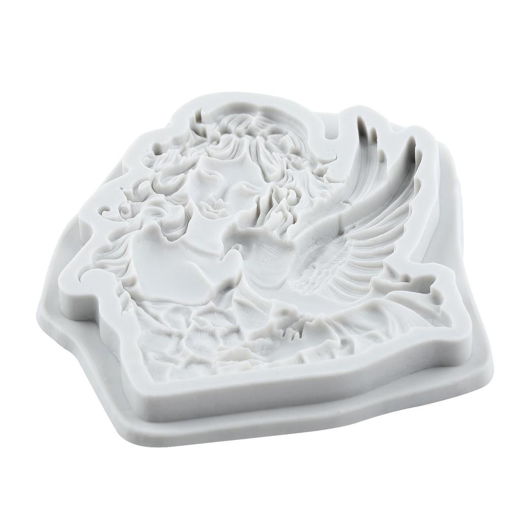 Angel Silicone Molds Pigeon Fondant Mold Cake Decorating Tools Cupcake Topper Candy Chocolate Gumpaste Mold