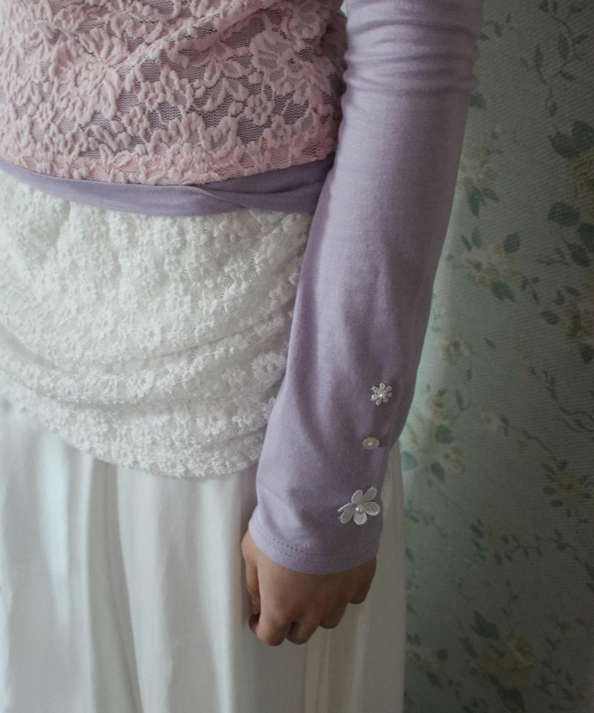 RUBATI Daisy Florette Raglan Long Sleeve Tee_Lavender