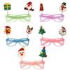 Flashing Christmas Fluorescent  Glasses Colorful Glowing Glasses  Cosplay