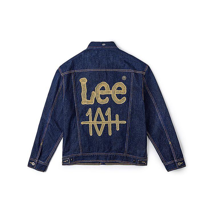 Lee Logo Polo Collar Denim Jacket Men jackets LMT0075436VG00F20XL00