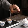 Chaxun Outdoor Portable Mutton-fat Jade Porcelain Tea Set