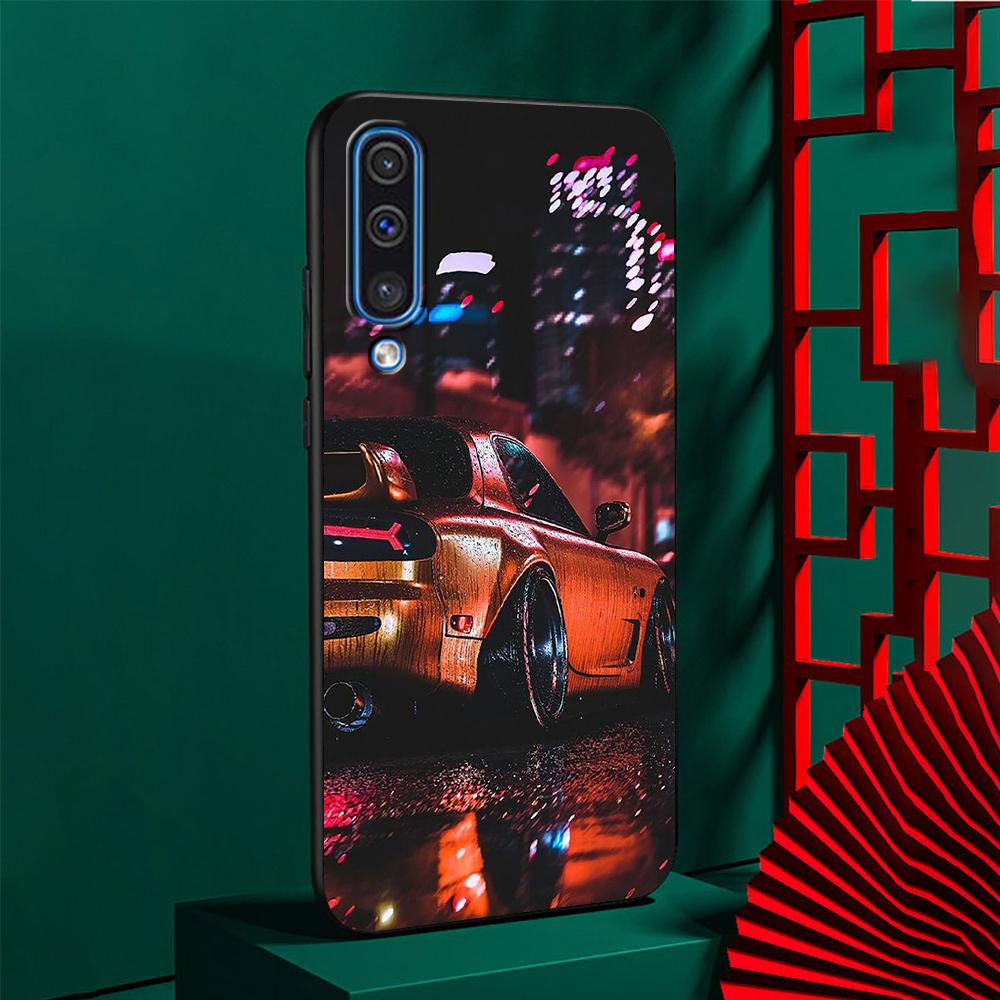 Car Cool Case for Samsung Galaxy A50 A10 A70 A30 A20s A20e A40 A10s A10e A90 5G A30s A60 A20 TPU Black Phone Cover A51 A52 Coque