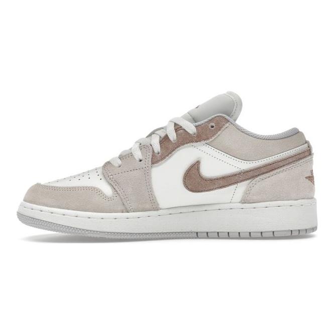 Zapatillas Air Jordan 1 Low SE GS Sail Archaeo Brown para Niños Crema Marrón Leyenda Gris Neutro HF1863-200