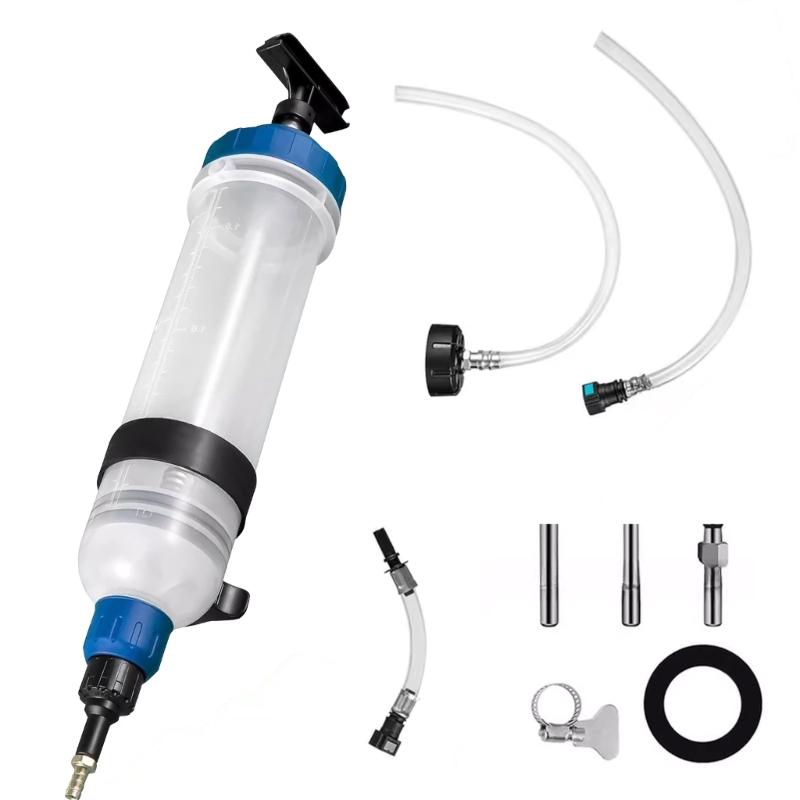 Professional Manual Oil Extractor 1500ml Capacity Universal Automotive Fluid Transfer Solution Fluid Extractor Tool