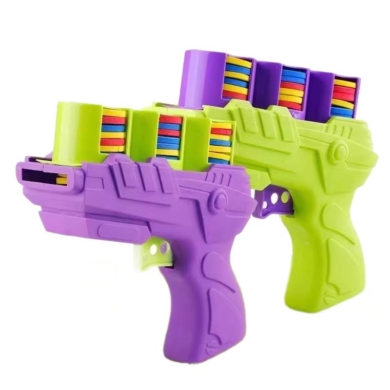 Creative Flying Saucer Soft Bullet Toy Gun for Kids - Parent-Child Outdoor Battle Game