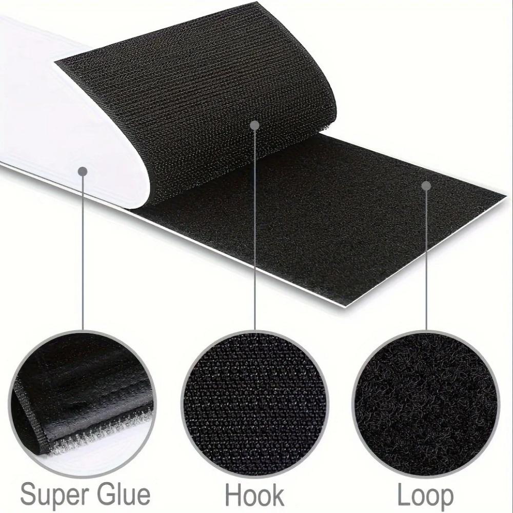 1PC Duty Strips for Couch Cushions Keep Sofa Cushions From Sliding - Adhesive Hook and Loop Tape Roll
