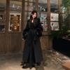 2025 Herbst/Winter Petite Koreanischer Wollmantel mit Pelzärmeln – High-End-Mode