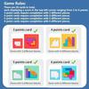 Tetris Duel Game, Wooden Puzzle Tangram, Concentration Games for Kids Ages 4 5 6, Montessori Block Puzzle, Educational Toys