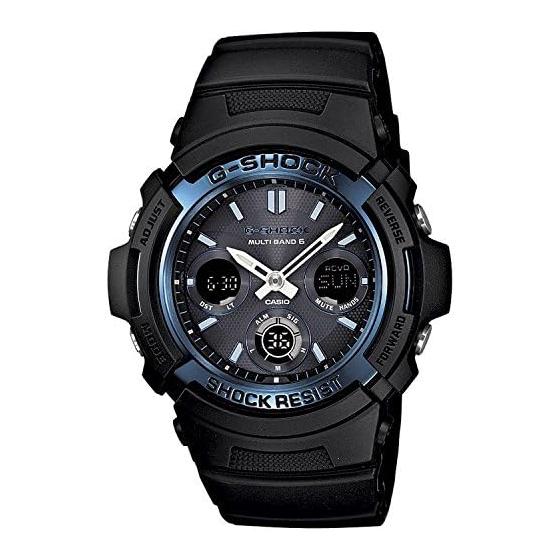 [Casio] CASIO G-SHOCK AWG-M100A-1A MULTIBAND 6 BLACK/BLUE Digital Analyzer Radio Solar Watch [Parallel Import]