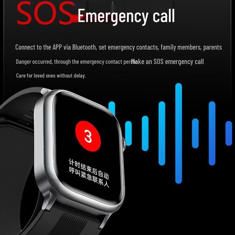 KPEP Smart Health Watch with Airbag Blood Pressure Monitor (CN version)