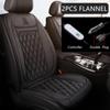 12V Heated Car Seat Cushion (Cloth/Flannel), Car Seat Warmer for Winter, Heating Pad Set Universal Accessory