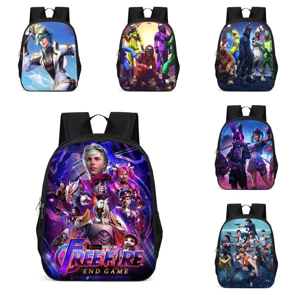 Freefire Kids School Backpack With Breathable Oxford Fabric For Elementary Students