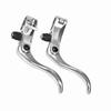 1pair Aluminum Alloy 24mm Mountain Bike Disc Brake Bar Handle   Cycling Accessory (Black)