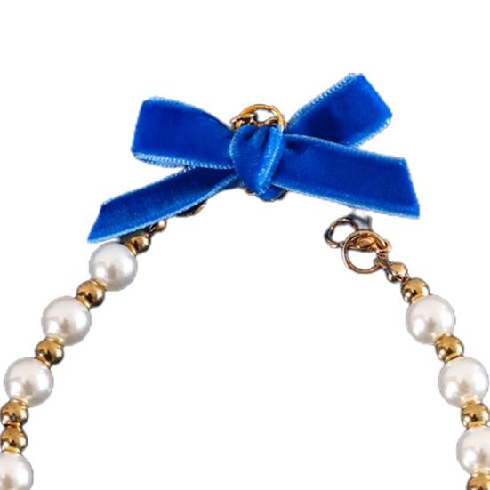 Haustierhalsband Verstellbares Karabinerverschluss-Design Allergiefrei mit Verlängerungskette Entzückendes Aussehen