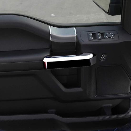 4pcs Inner Side Door Handles Trim Cover For Ford F150 2015- Car Accessories