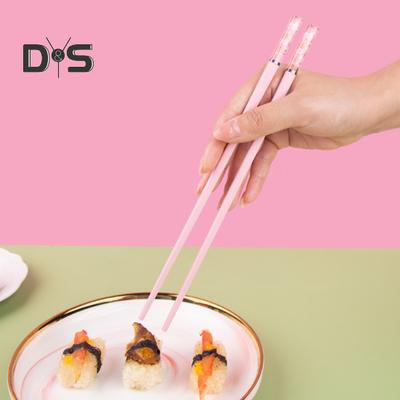 5 Pairs Reusable Plastic Chopsticks BPA-Free Dishwasher-Safe Non-Slip Fiberglass Chopsticks Chinese Japanese Chopstick Gift Set