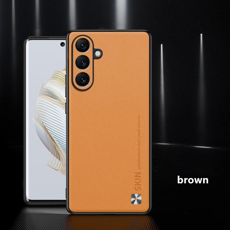 

Solid Color Leather Case For Samsung Galaxy A31 A33 A34 A35 Lens Protect Shell TPU Soft Bumper Shockproof Cover Coque A35 Cases Galaxy A34 5G коричневый