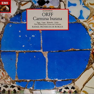 LP Record ORFF  RAFAEL FRHBECK DE BURGOS  Carl Orff Carmina Burana  Frhbec 2913541 His Masters Vo 1987 Europe Classical Used