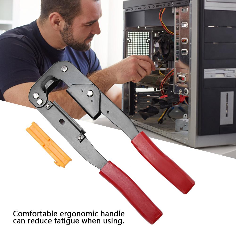 YTH214 Computer Flachbandkabel Crimpzange FC Klemme Schneidezange Werkzeug