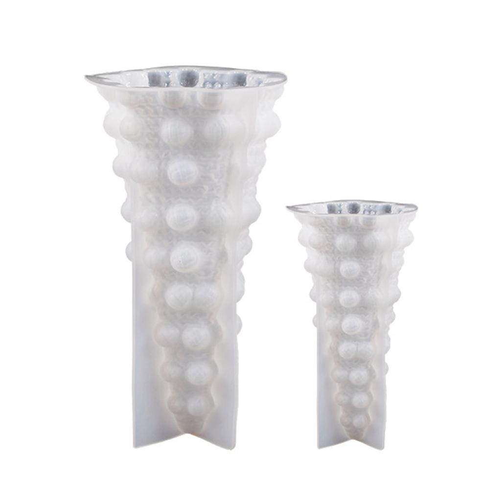 Handmade Christmas Tree Mold Small Night Light Table Decoration Mirror Silicone Mould Resin Molds Christmas Decorations