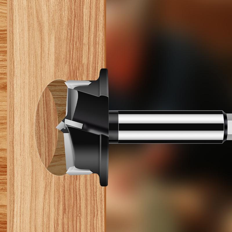 Three-blade Hinge Hole Opener 35mm Woodworking Door Cabinet Desktop Plank wood Hinge Hole Puncher Locator