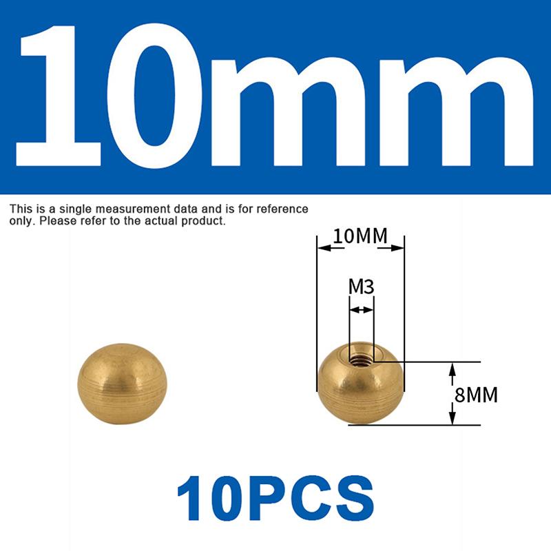 1/2/5/10Pcs Pure Brass Internal Thread Nut Lighting Accessories Decorative Cap M6/M8/M10/M12/M15/M16/M20