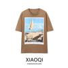 Fashion Style 2024 Autumn New Women's Clothing Easiest for Match Cotton Comfort Printing Round Neck Short Sleeve T-shirt 0085470