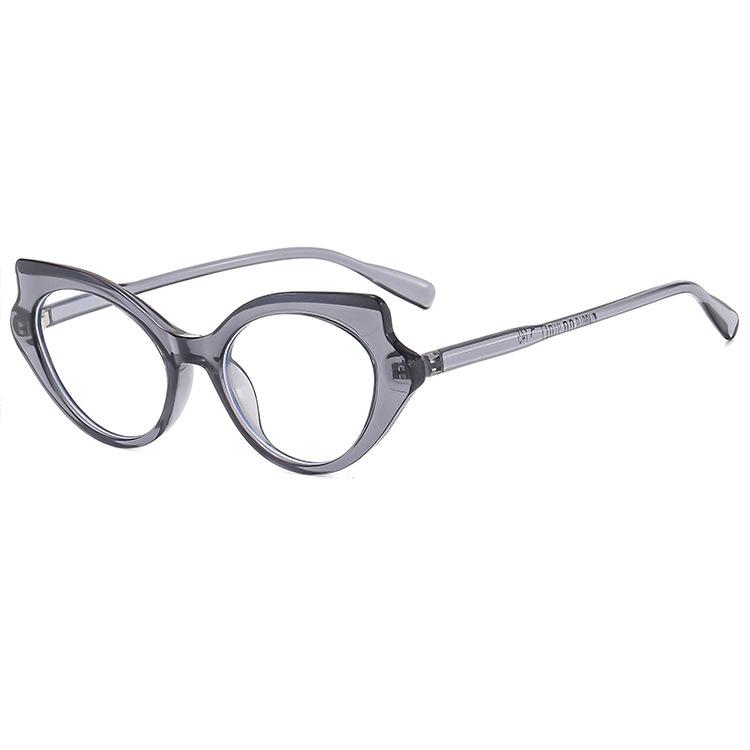 New Cat Eye Glasses for Women Fashionable Anti Blue Light Decoration Casual Eyeglass Retro Transparent Computer Eyewear