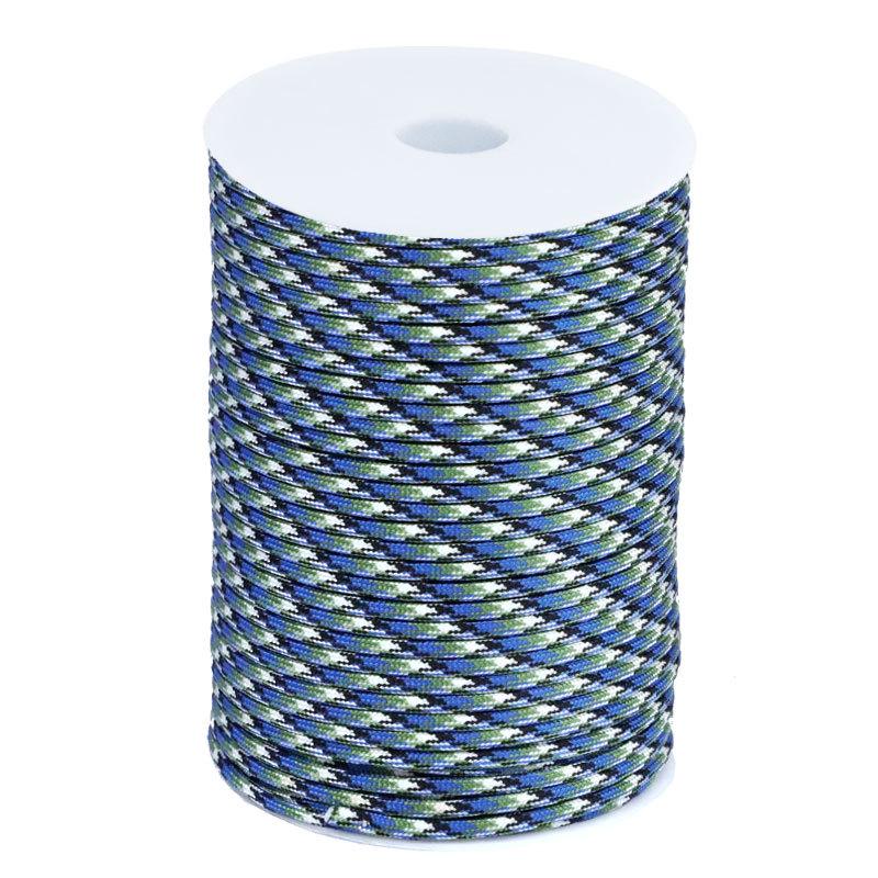 Paracord Exterior 100m 7 Miezuri 4mm: Ideal pentru Pasionații Militari și Brățări de Supraviețuire