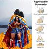 1pc Wonder Woman Flannel Throw Blanket Soft, Warm & Cozy for Couch, Bed, Office, and Travel Versatile All Season Gift, Christmas Present