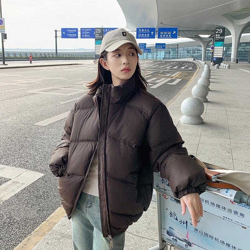 Men's and Women's Cotton-padded Clothes Thickened Winter New Loose Student Couple Imitation Lambskin Cotton-padded Jacket