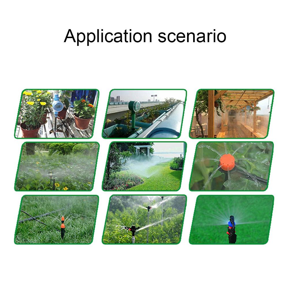 Controler Temporizator Irigare Grădină 20m cu Kit Udare prin Picurare Picurător cu 8 Orificii