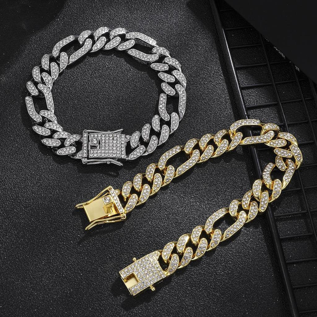 Men's Hip Hop 14mm Diamond Cuban Chain Necklace